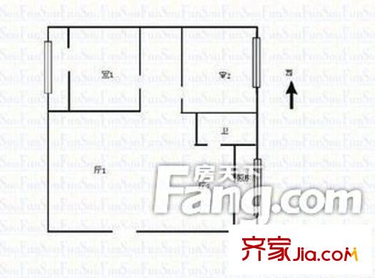 太原 桃園南路第三社區(qū) 戶型圖