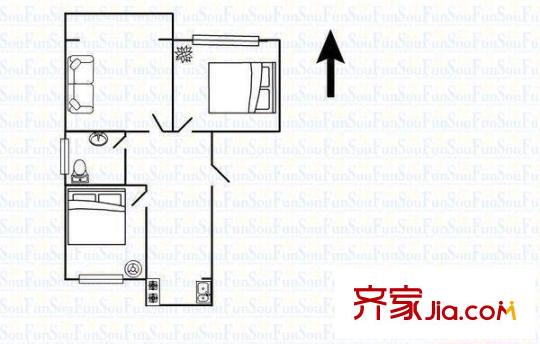 太原 桃園南路第三社區(qū) 戶型圖