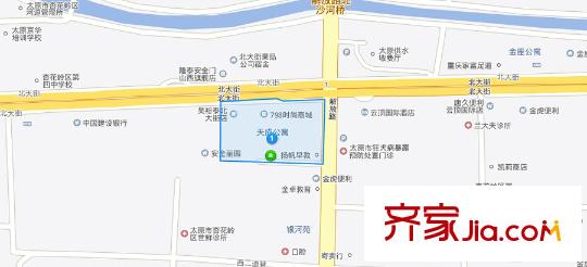 天成公寓交通圖太原  