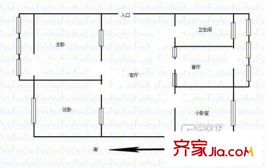 太原 少年宮宿舍 戶型圖