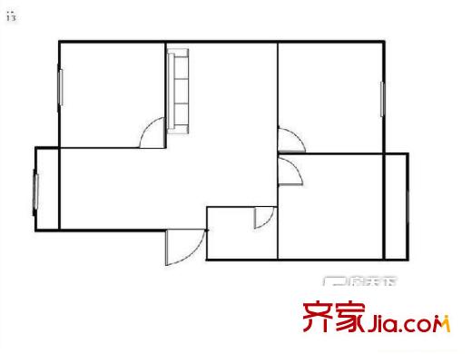 太原 省煙草公司宿舍 戶型圖