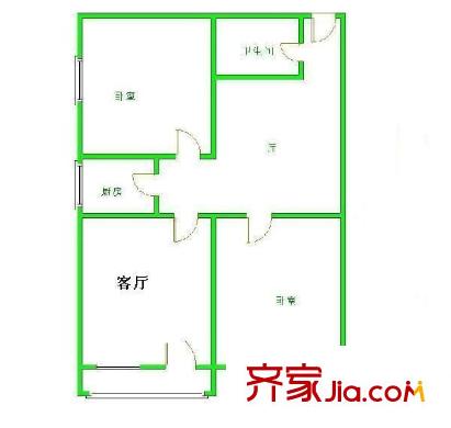 太原 山醫(yī)二院宿舍 戶型圖