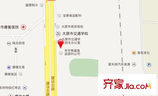 十四中宿舍交通圖太原  