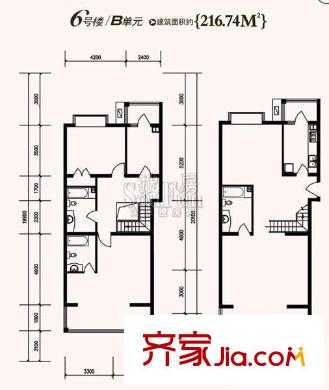  太原 南波灣溫泉花園 戶型圖