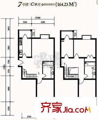 南波灣戶型圖7號(hào)C 4室