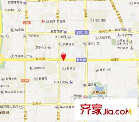 山西金金業(yè)集團宿舍交通圖太原  