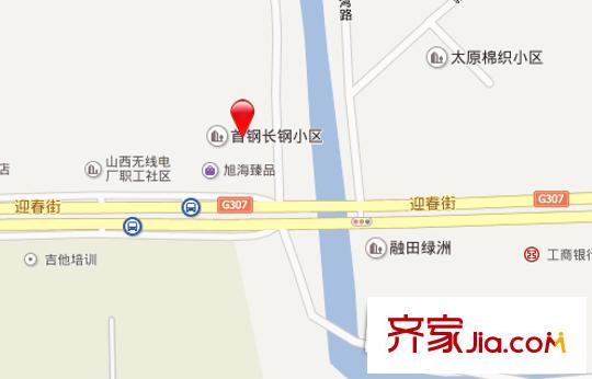 長鋼宿舍交通圖太原  