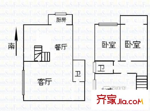 太原 濱湖公園九號 戶型圖