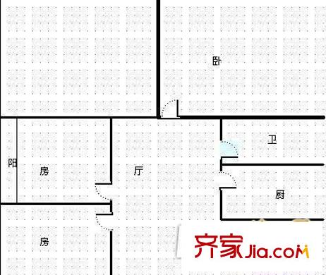 太原 省物資局宿舍 戶型圖