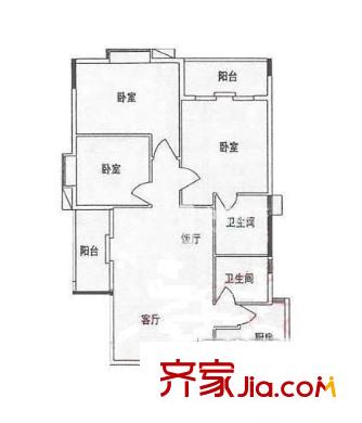 太原 省物資局宿舍 戶型圖