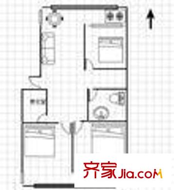太原 省政府平陽路宿舍 戶型圖