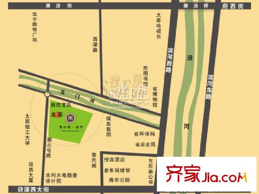 雙水灣名門交通圖