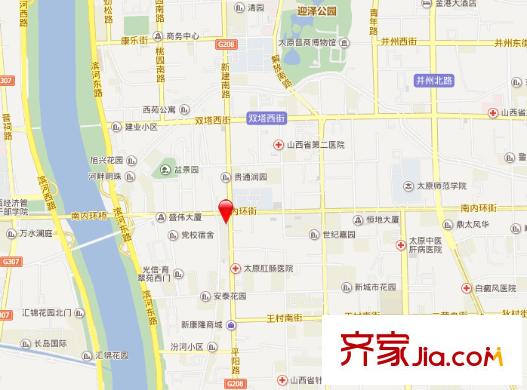 林業(yè)局宿舍交通圖太原  