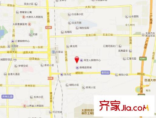 皮鞋廠(chǎng)宿舍交通圖太原  