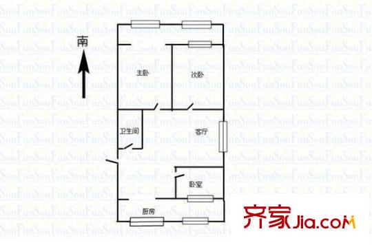 太原 三監(jiān)宿舍 戶型圖