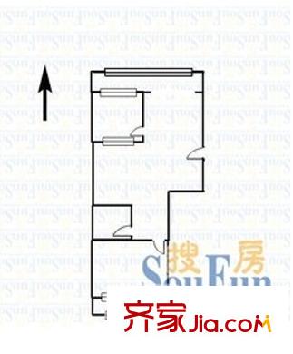 貿(mào)易學(xué)校宿舍 戶型圖
