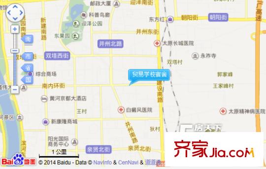 貿(mào)易學(xué)校宿舍交通圖太原  