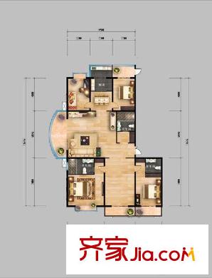 龍湖御景戶型圖2 2室