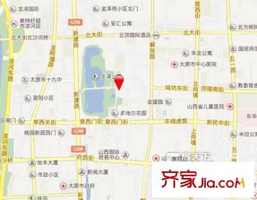 龍湖御景交通圖太原  