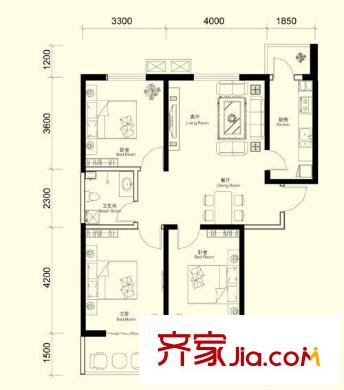 太原 佳通苑 戶型圖