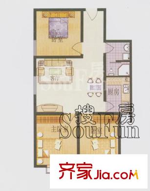 太原 金色麗城 戶型圖