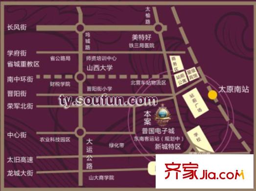 金色麗城交通圖區(qū)位圖