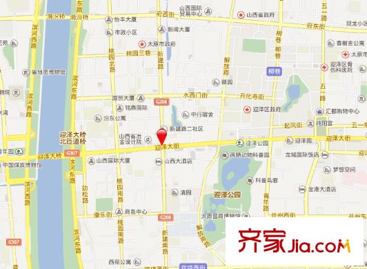 機(jī)電廳小區(qū)交通圖太原  