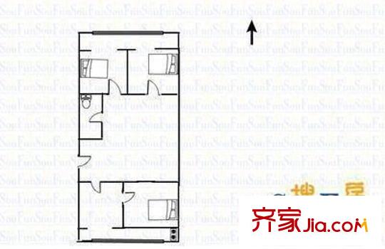 太原 金典8號(hào) 戶型圖