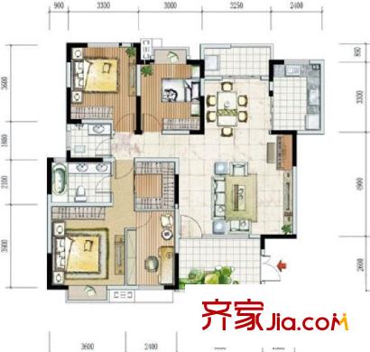 太原 建業(yè)花園 戶型圖
