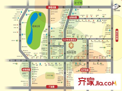 鴻瑞佳園交通圖