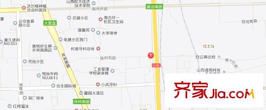 海關(guān)宿舍交通圖太原  