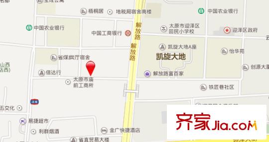 工商銀行宿舍樓交通圖太原  