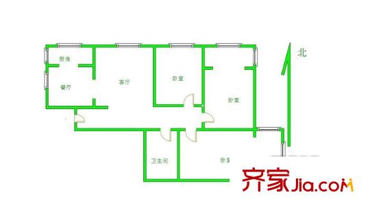 太原 公交大修廠宿舍 戶型圖