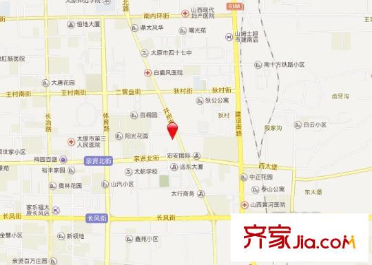 公交大修廠宿舍交通圖太原  
