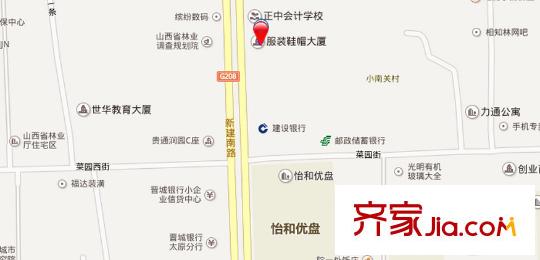 服裝鞋帽大廈交通圖太原  