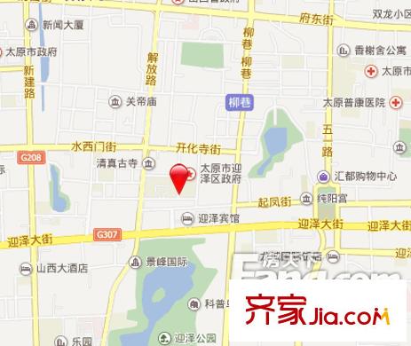 豐華公寓交通圖太原  