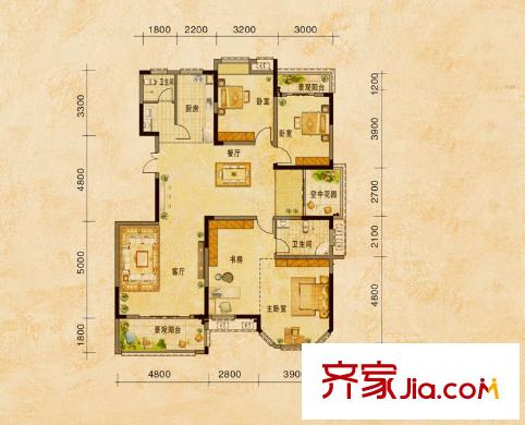 太原 長風(fēng)商務(wù)樓 戶型圖