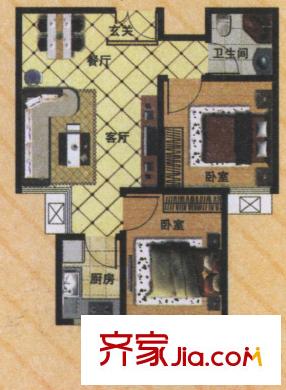 太原 晨光上東二期 戶型圖