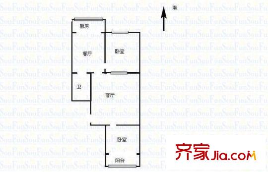 太原 中煤建安七處宿舍 戶型圖