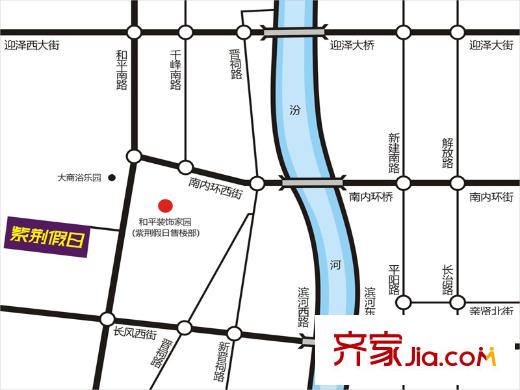 紫荊假日交通圖