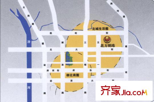 北方明珠交通圖