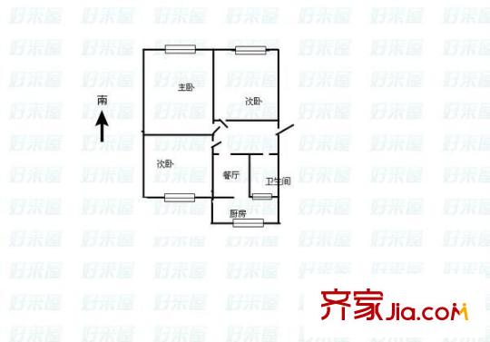 27中宿舍 0室 戶型圖