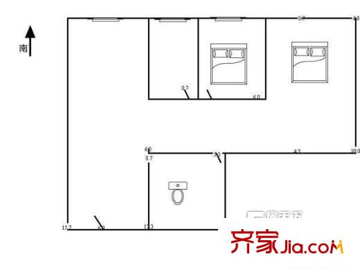 太原 文贏公寓 戶型圖
