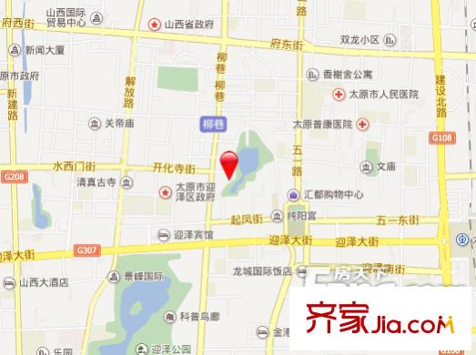 文贏公寓交通圖太原  