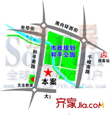 逸宸新境界交通圖