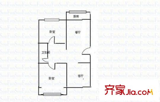 新華汽配小區(qū) 戶型圖