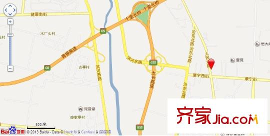康怡小區(qū)交通圖太原  
