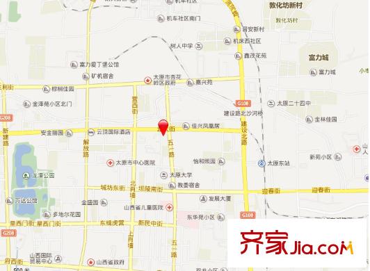 小北門射擊基地宿舍交通圖太原  