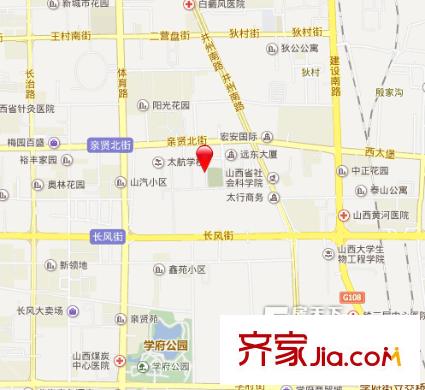 三營盤電建三公司宿舍交通圖太原  