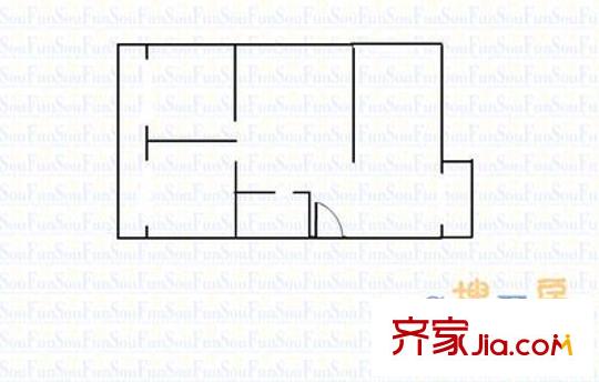 盛立苑 2室 戶型圖